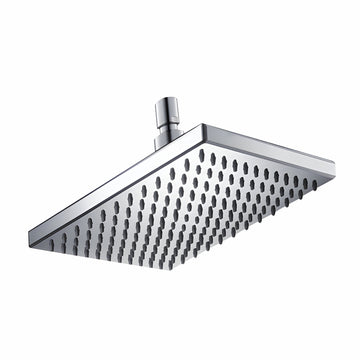 Leo Square Waterfall Overhead Shower Head | Premium Bathroom Range