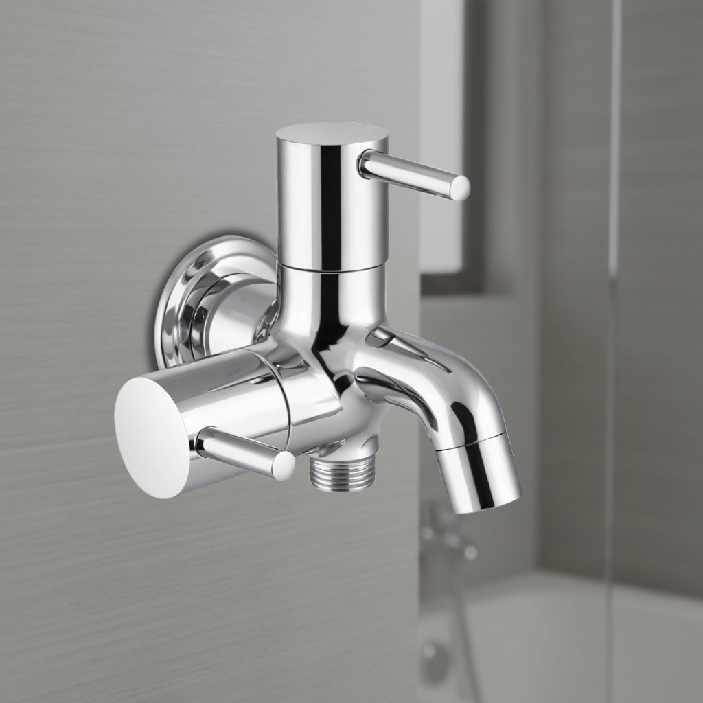 Flora Two Way Bib Tap with Two Handles