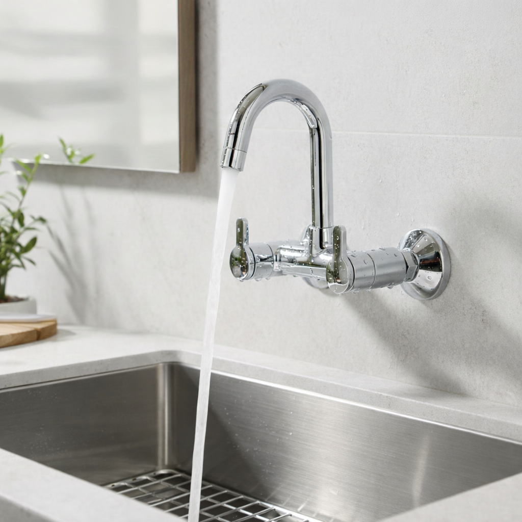 Fusion Sink Mixer Faucet with Swivel Spout