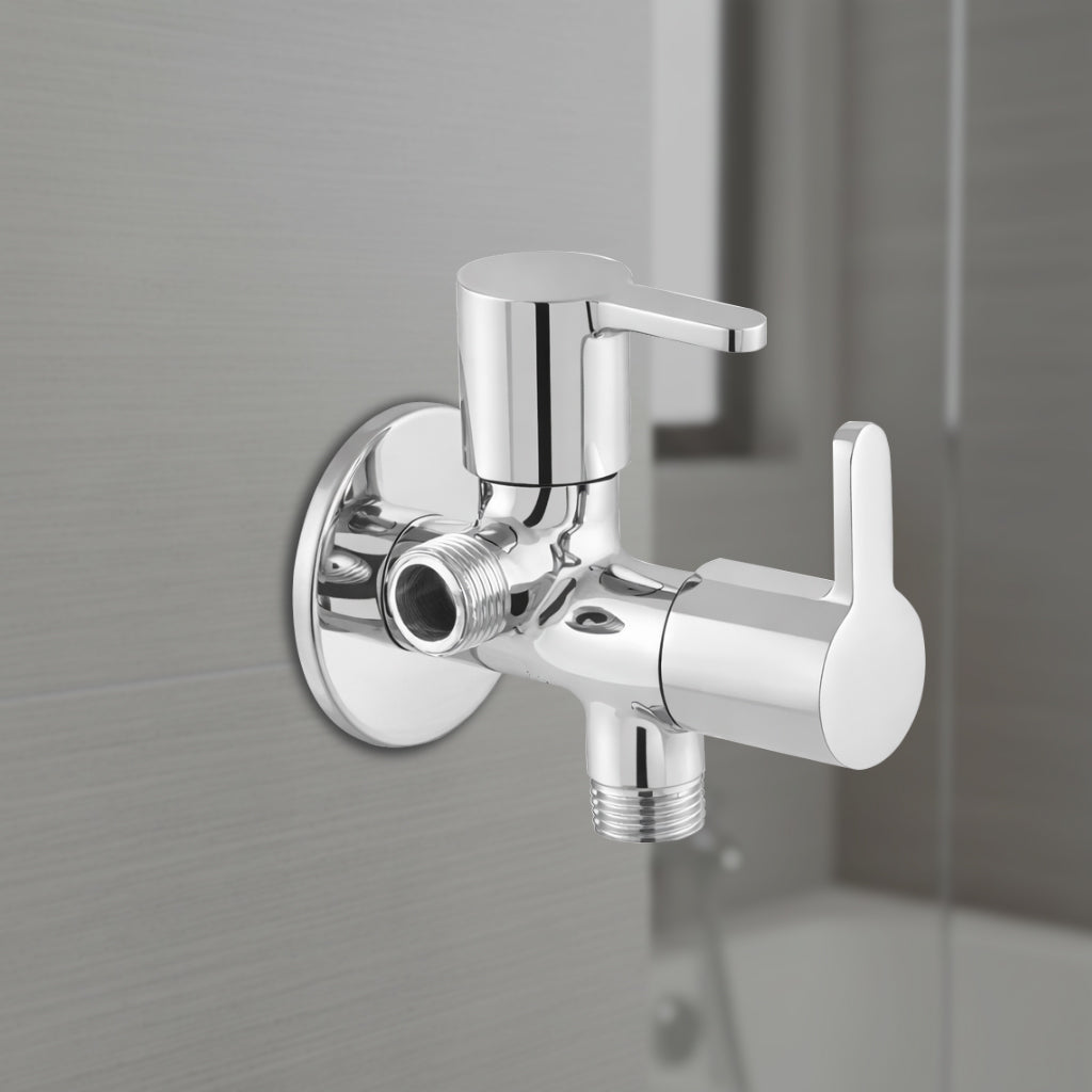 Flute Two Way Angle Valve with Two Handles