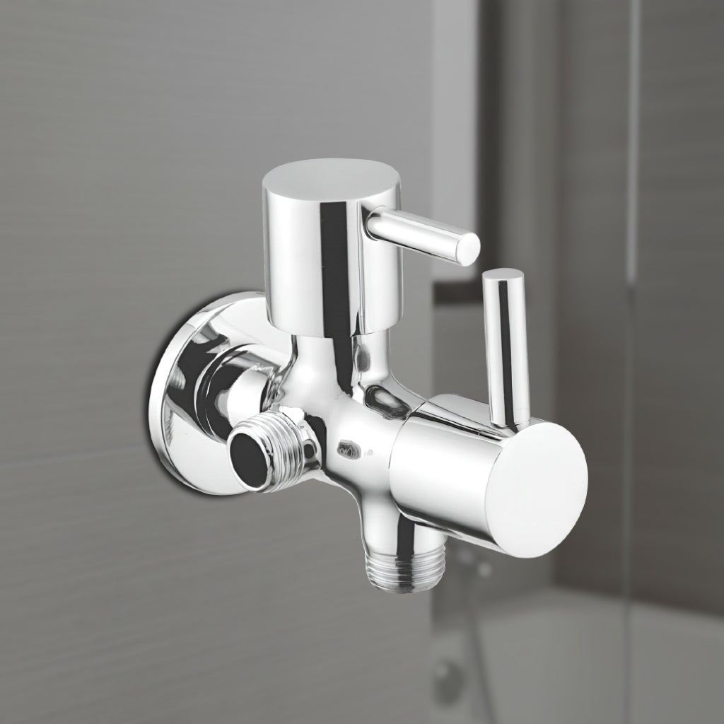 Fine Two Way Angle Valve with Two Handles