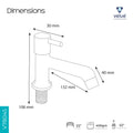 Velue  Nano Pillar Tap with High Neck - Velue Complete Bath Fitting Solutions Bannglore India