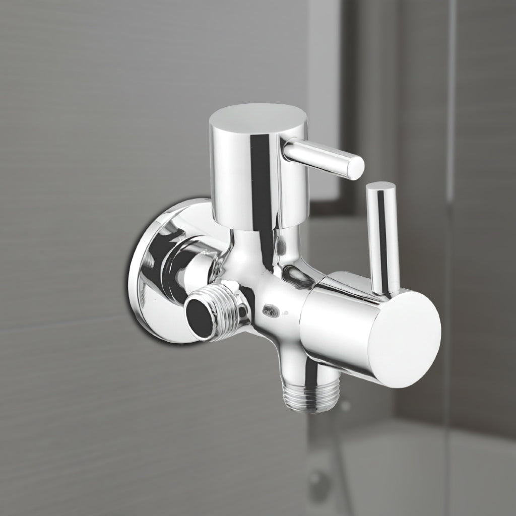 Nano Two Way Angle Valve with Two Handles