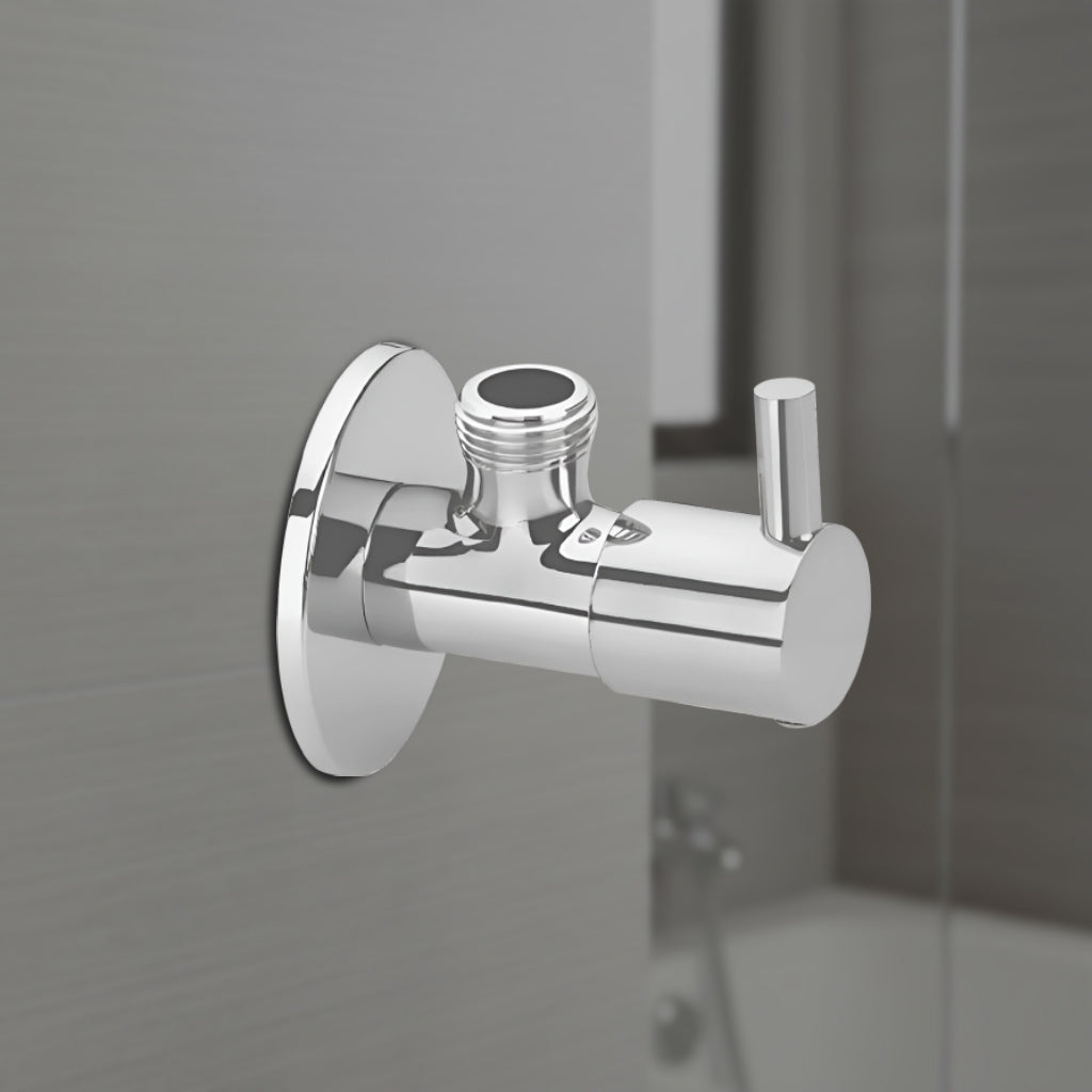 Silver Angle Valve