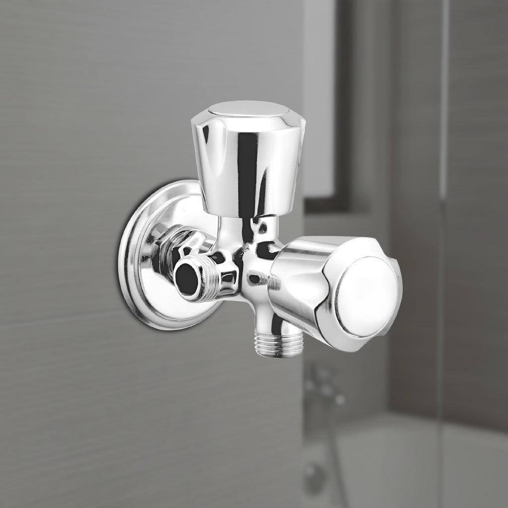Mercury Two Way Angle Valve with Two Handles