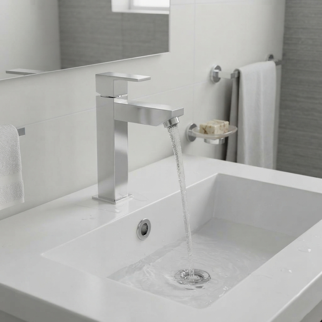 Velue  Boxy Tall Pillar Type Faucet for Basins | Deck Mounted - Velue Complete Bath Fitting Solutions Bannglore India