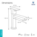 Velue  Opera Pillar Faucet | Deck Mounted - Velue Complete Bath Fitting Solutions Bannglore India