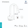 Velue  Flexible Sink Faucet with Dual Flow Shower Mode | Wall Mounted - Velue Complete Bath Fitting Solutions Bannglore India