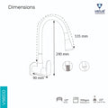 Velue  Flexible Sink Faucet with Dual Flow Shower Mode | Wall Mounted - Velue Complete Bath Fitting Solutions Bannglore India