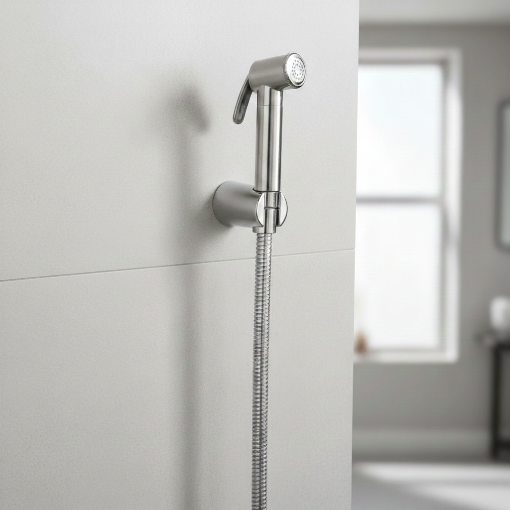 Joy Handheld Health Faucet with 1 Meter SS Hose Pipe and Hook