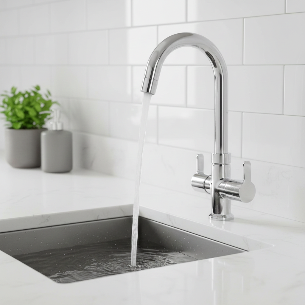 Rio Center Hole Basin Mixer with Two Handles