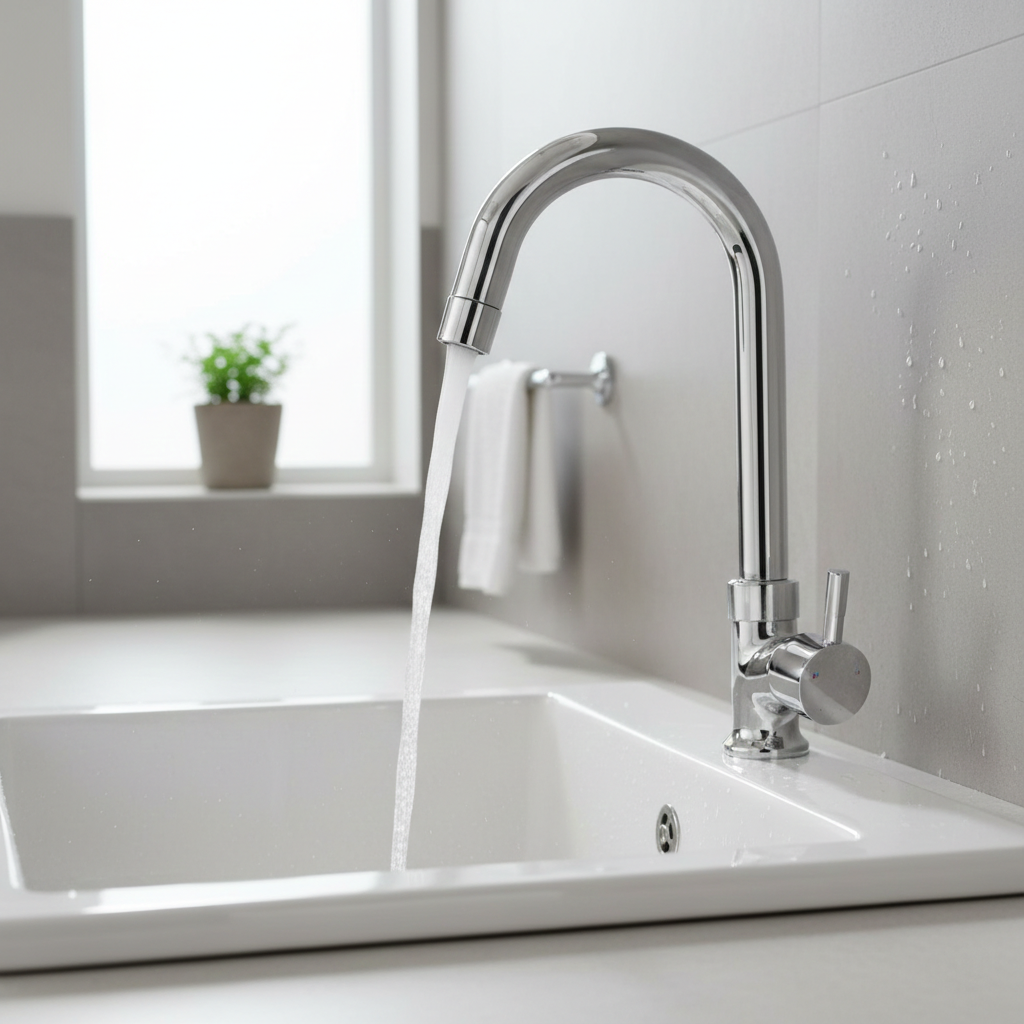 Neo Swan Neck Faucet with 360° Swivel Spout