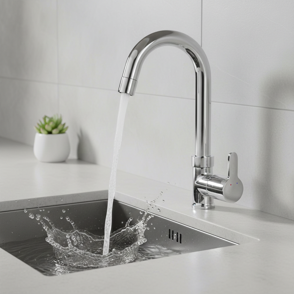 Rio Swan Neck Faucet with 360° Swivel Spout