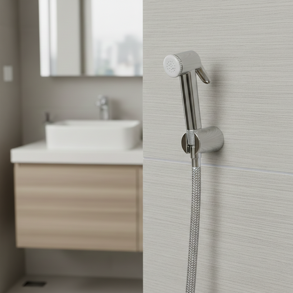 Project Handheld Health Faucet with 1 Meter SS Hose Pipe and Hook