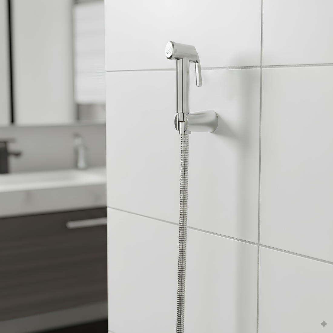 Premium Handheld Health Faucet with 1 Meter SS Hose Pipe and Hook