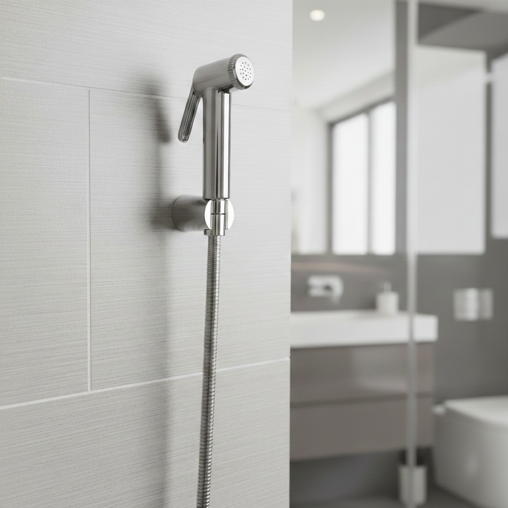 Super Handheld Health Faucet with 1 Meter SS Hose Pipe and Hook