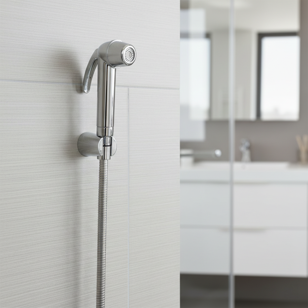 Roca CP Handheld Health Faucet with 1 Meter SS Hose Pipe and Hook