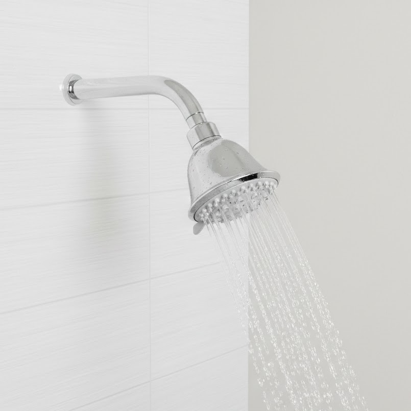 Mapple Multi Flow Overhead Shower with 360° Swivel and Stainless Steel Arm