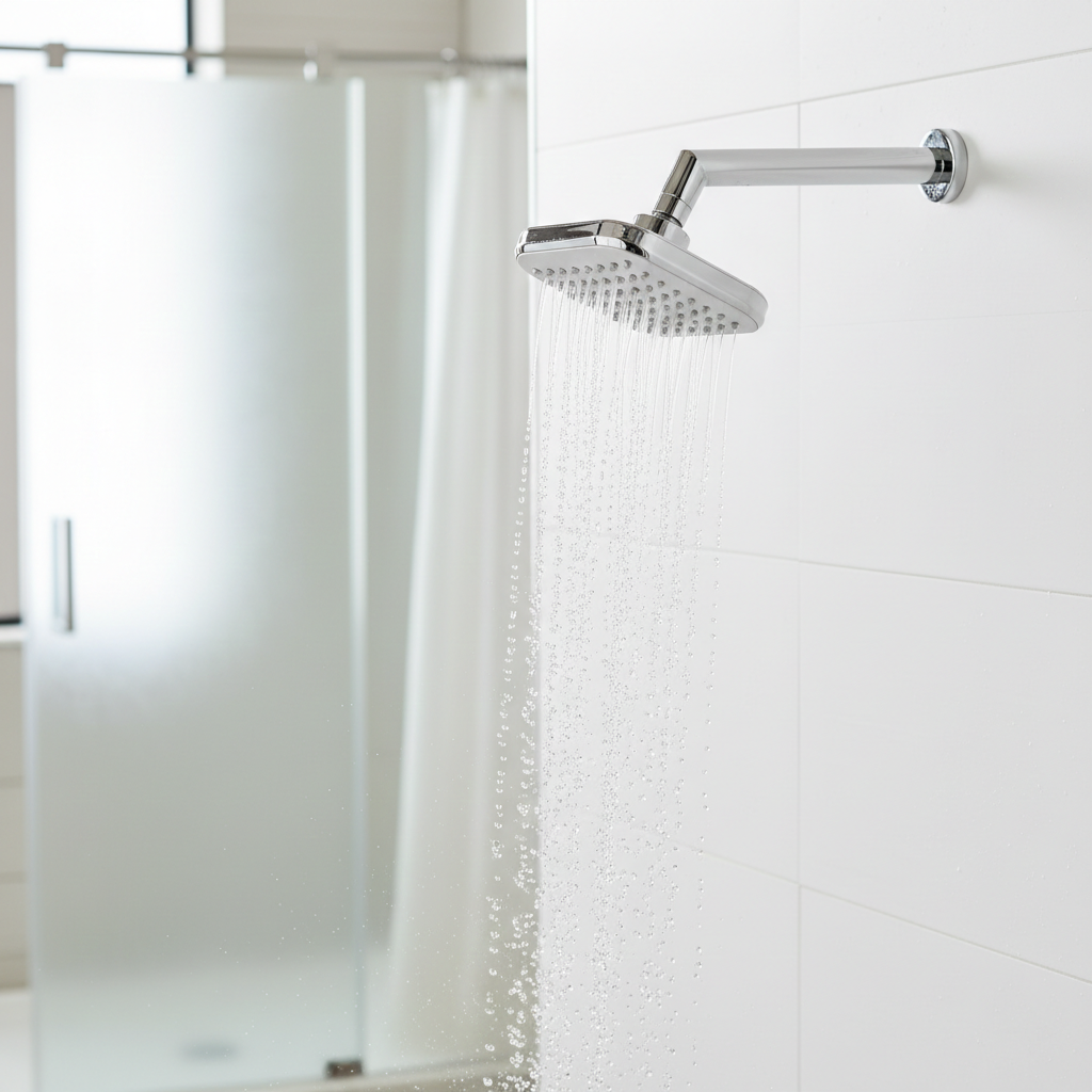 Galaxy Overhead Shower with 360° Swivel and Stainless Steel Arm