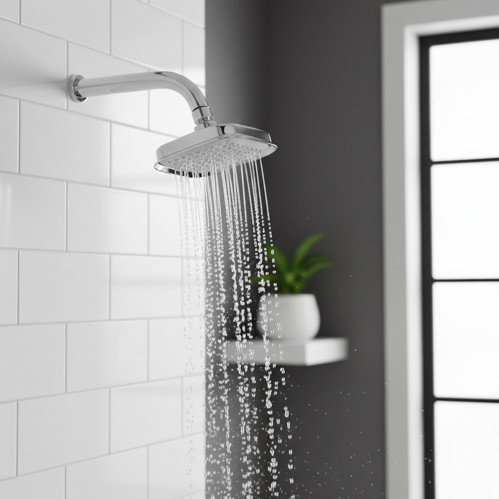 Prince Overhead Shower with 360° Swivel and Stainless Steel Arm