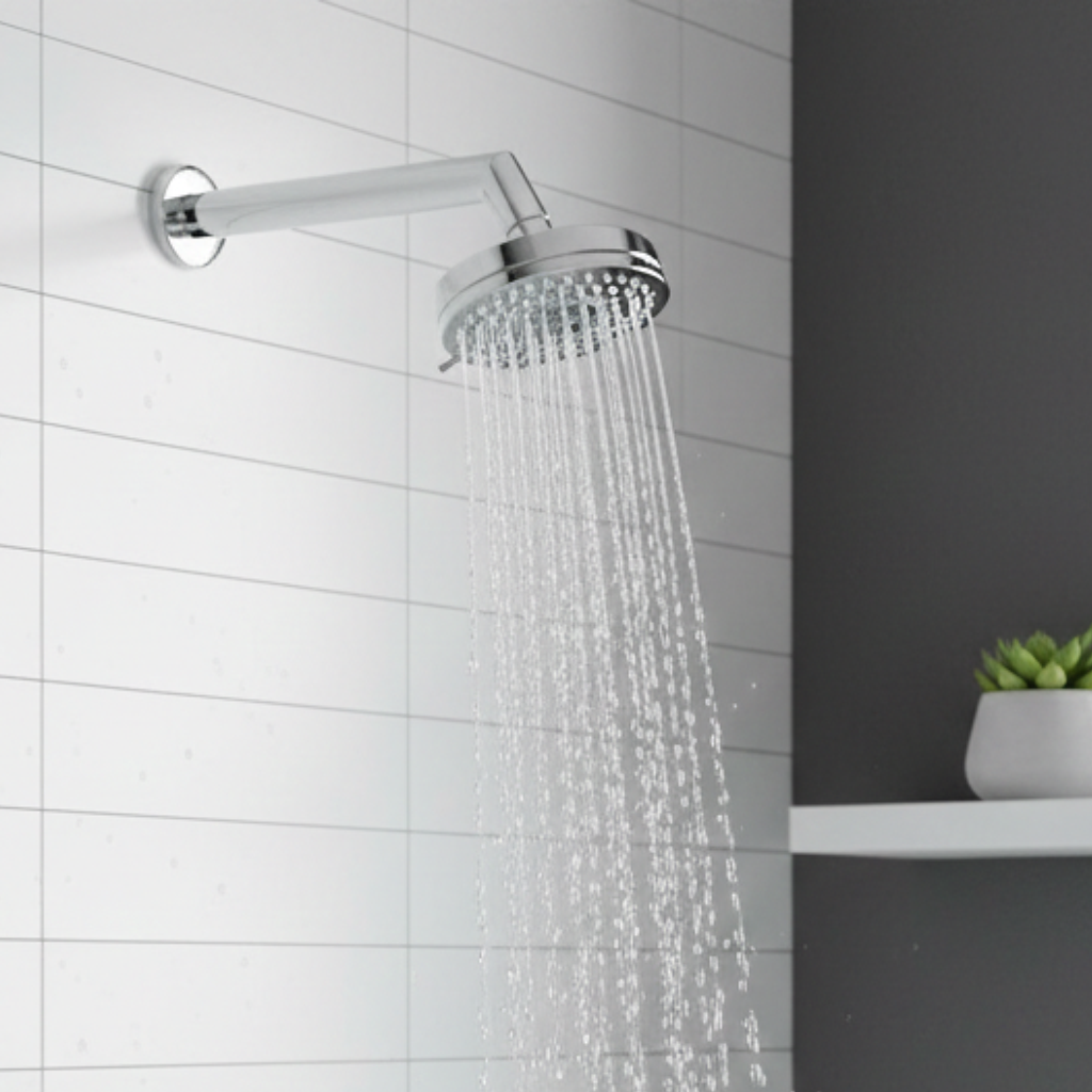 Royal Five Multi Flow Overhead Shower with 360° Swivel and Stainless Steel Arm