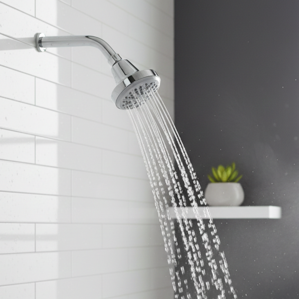 Nano Overhead Shower with 360° Swivel and Stainless Steel Arm