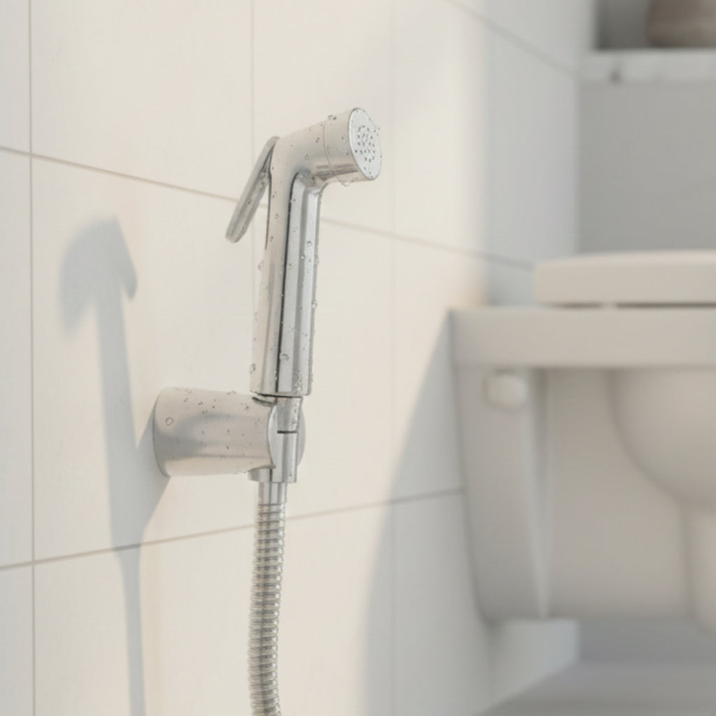 Candy Handheld Health Faucet with 1 Meter SS Hose Pipe and Hook