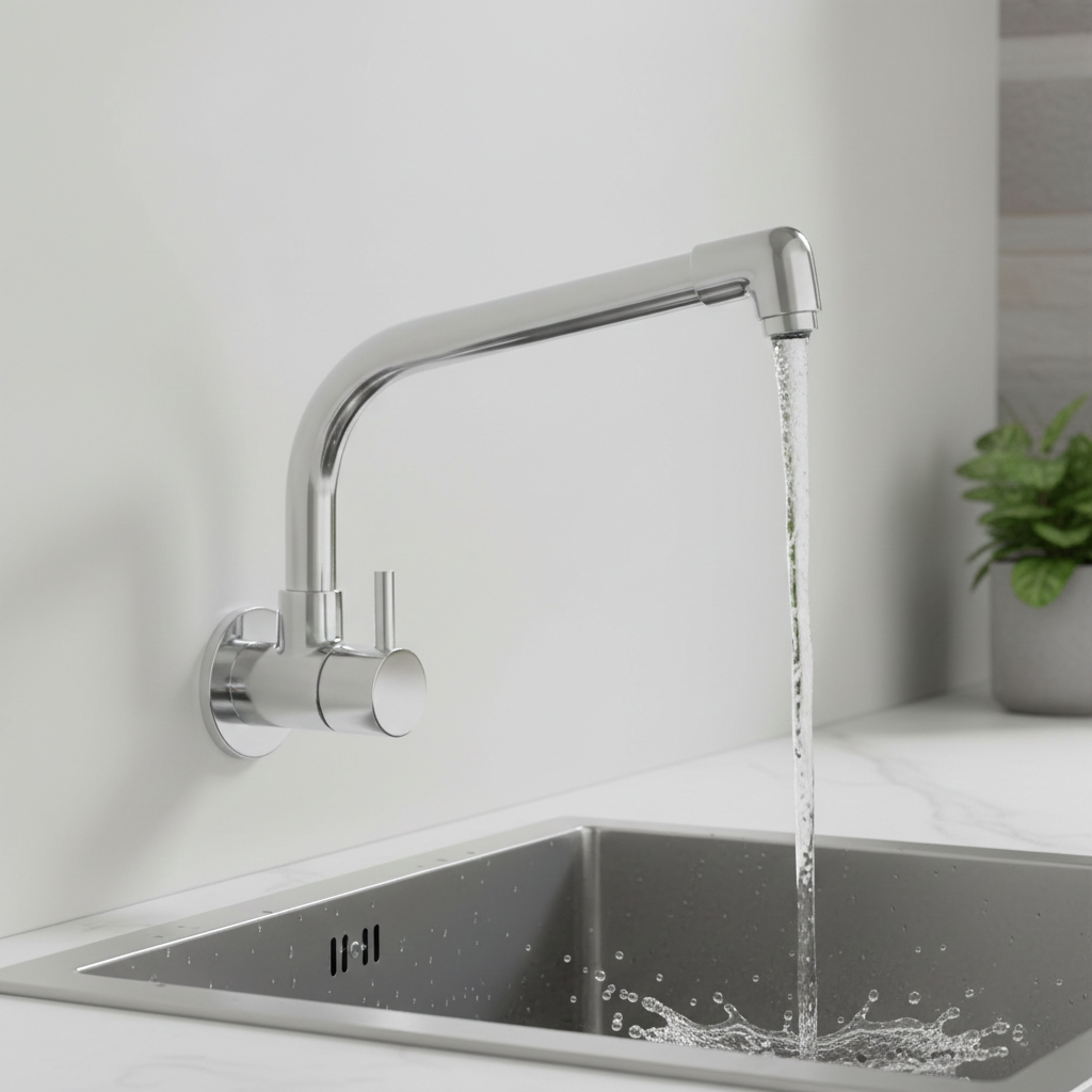 Flora Elbow Sink Faucet with 360° Swivel Spout