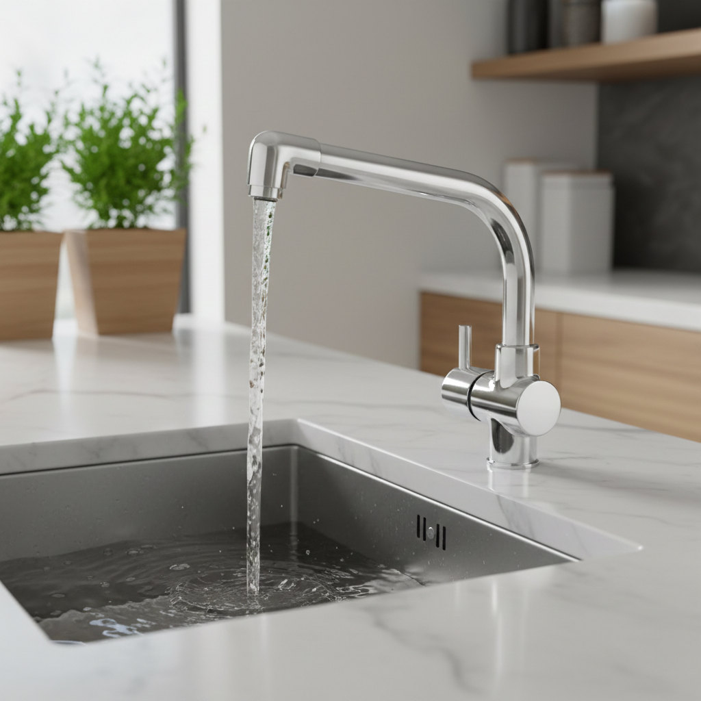 Flora Elbow Swan Neck Faucet with 360° Swivel Spout