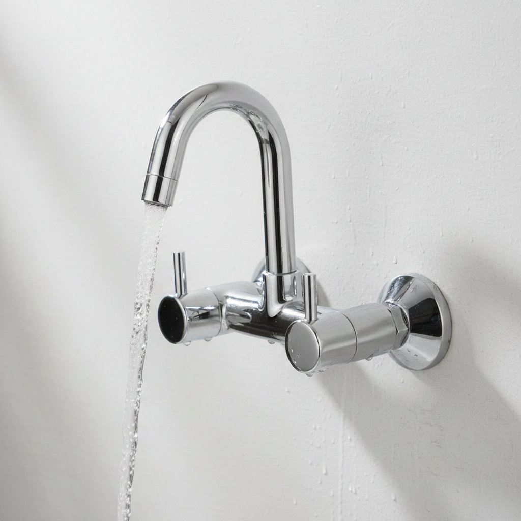 Flora Sink Mixer Faucet with Swivel Spout