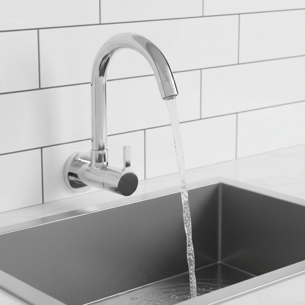 Fusion Sink Faucet with 360° Swivel Spout
