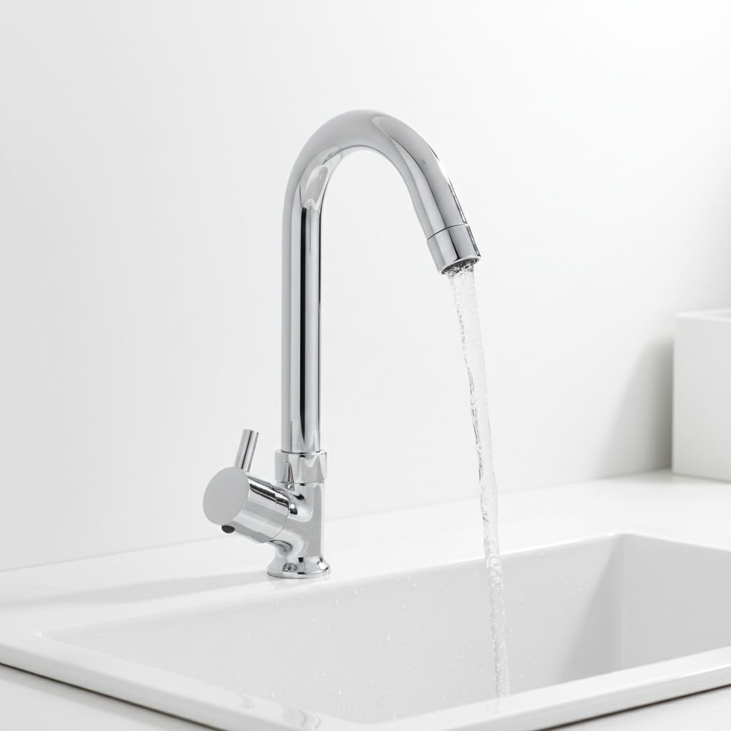 Fine Swan Neck Faucet with 360° Swivel Spout