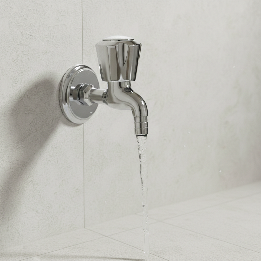Mercury Bib Tap with Nozzle for Hose