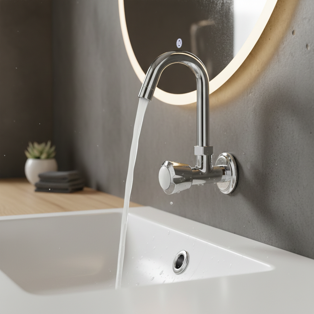 Mercury Sink Faucet with 360° Swivel Spout