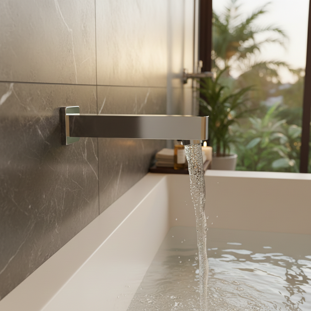 Vivo Bathtub Spout Tap | Wall Mount for Bathroom