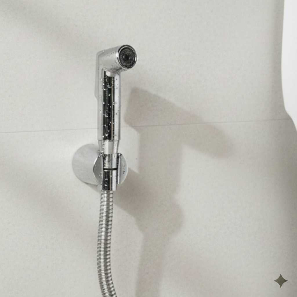 Crystal Handheld Health Faucet with 1 Meter SS Hose Pipe and Hook