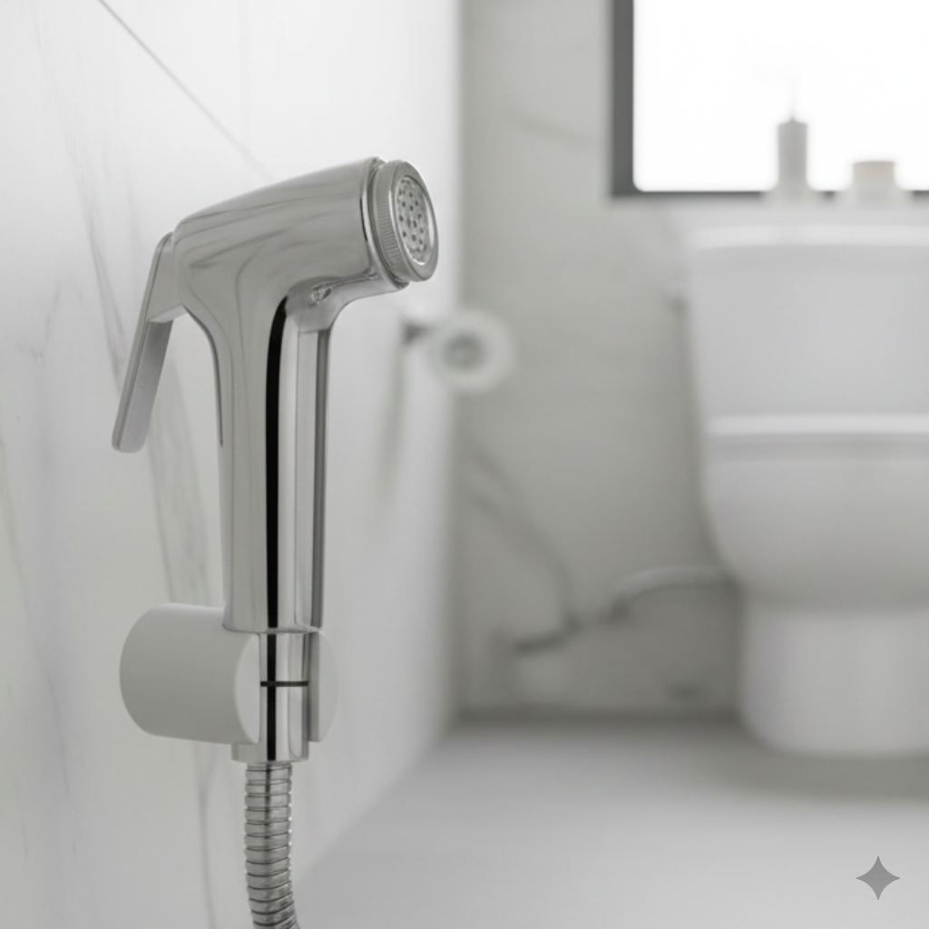 Continental Handheld Health Faucet with 1 Meter SS Hose Pipe and Hook